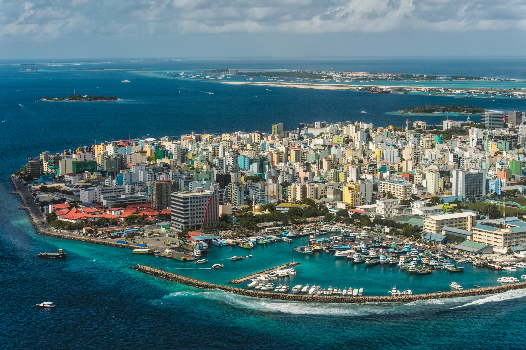 Maldives City Coast Line