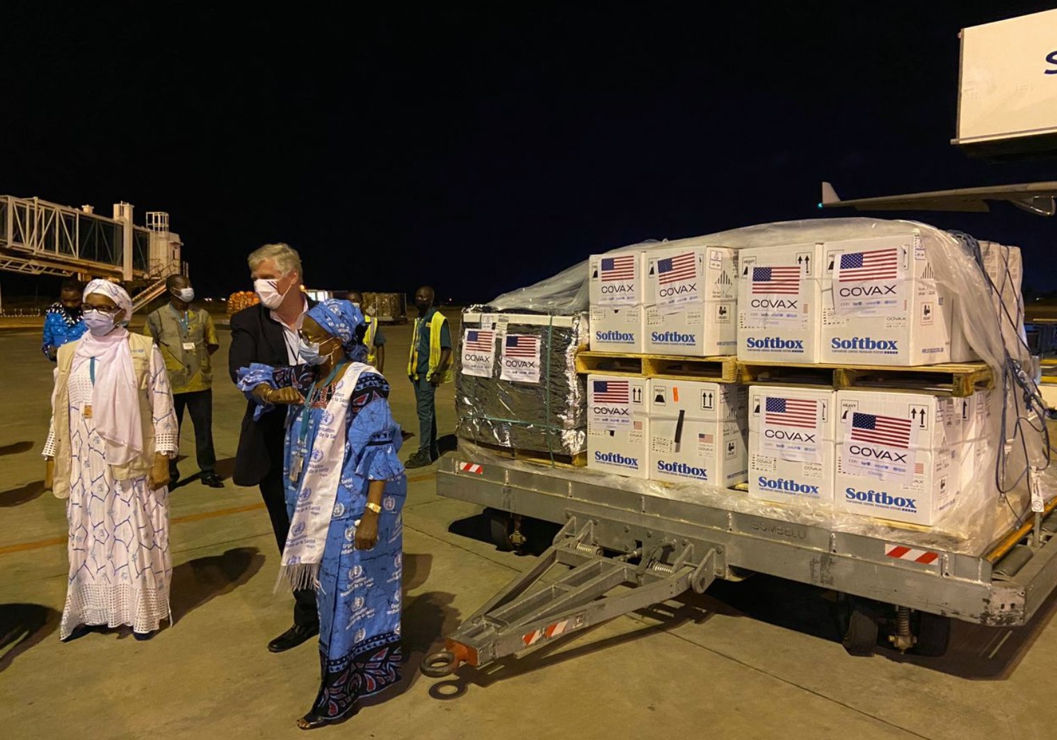 The United States Delivers COVID-19 Vaccine Doses to Togo