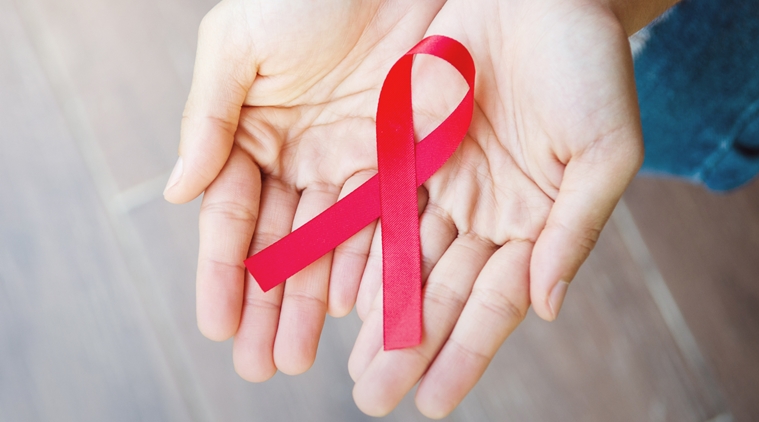 HIV, AIDS Awareness Ribbon.