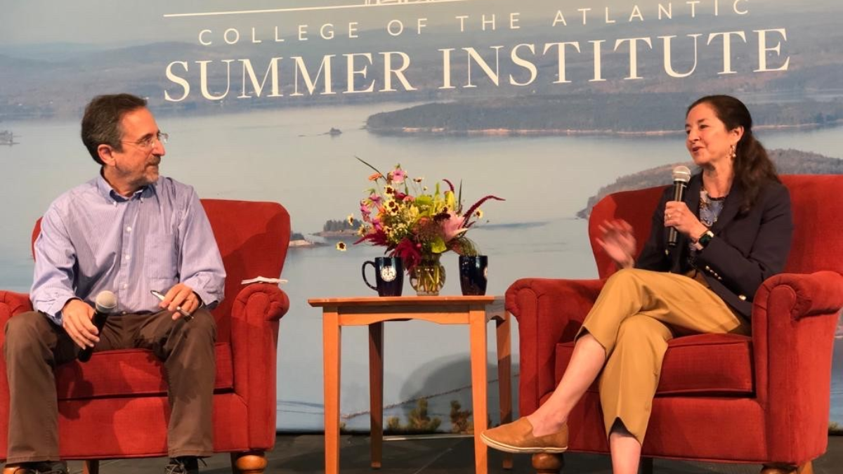 Assistant Secretary Monica Medina spoke with Andrew Revkin of the New York Times at the 2022 College of the Atlantic Summer Institute "Our One and Only Ocean,”