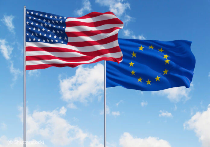 U.S. and EU flags