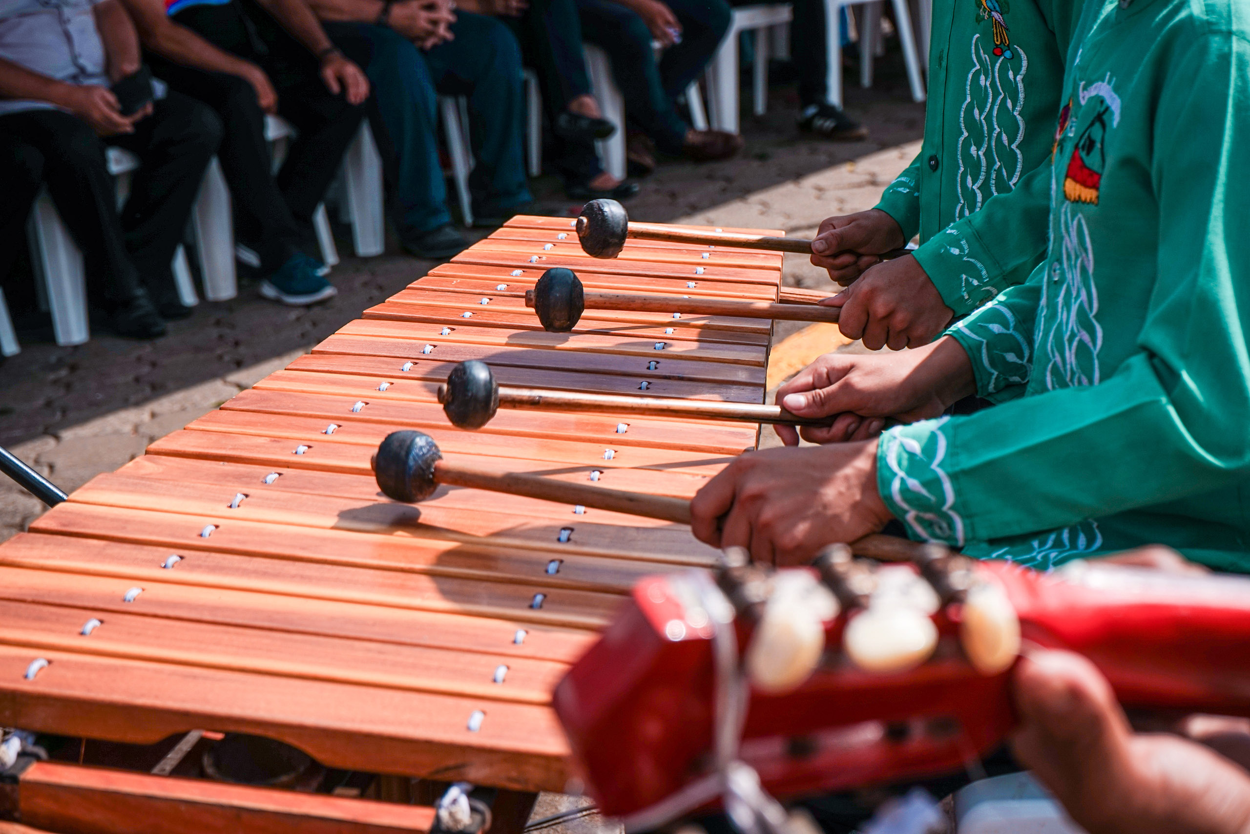 Marimba rhythms from the wooden piano of Masaya, Nicaragua
