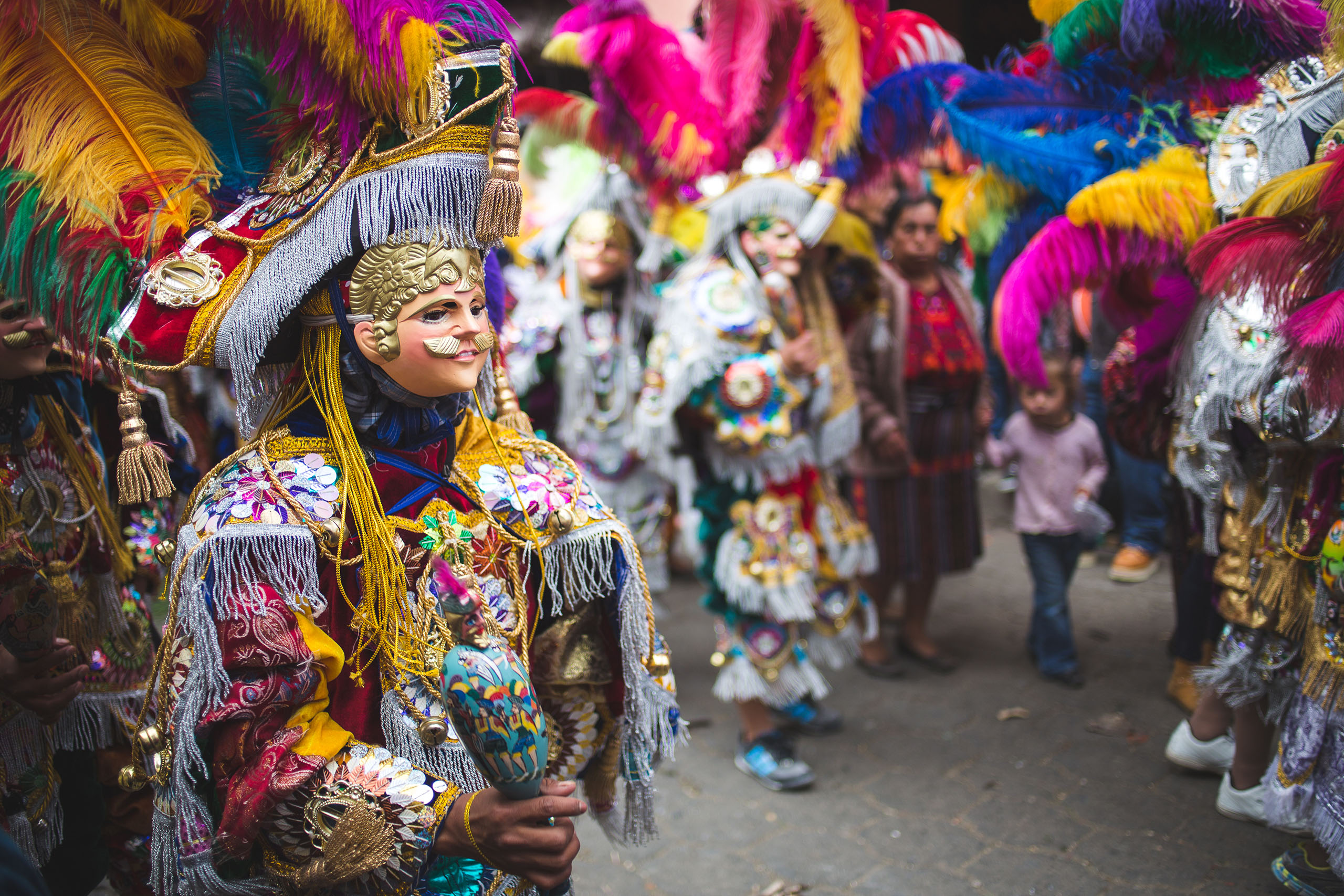 Traditional festival and colors in Chichicastenango, Guatemala