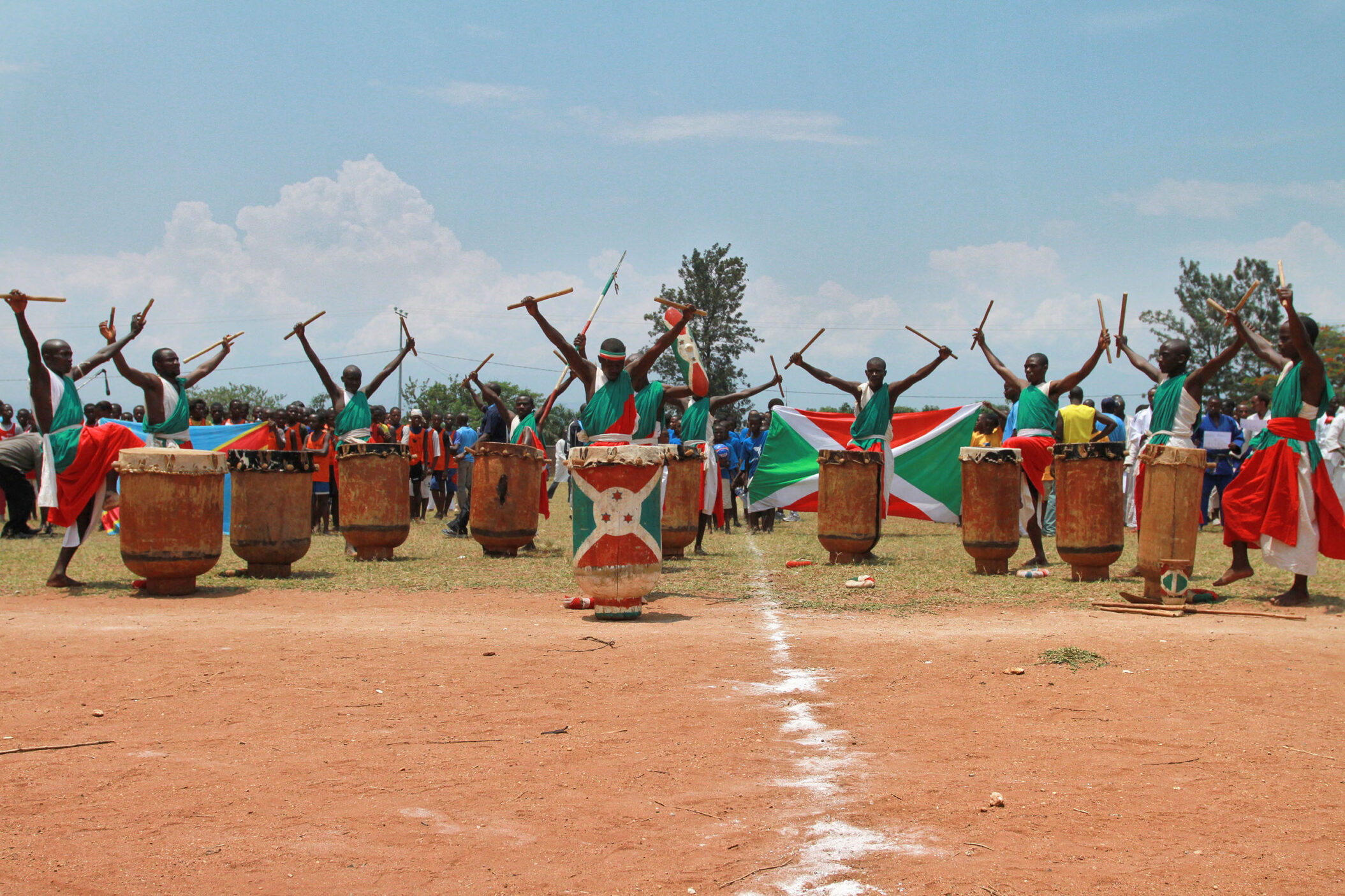 BUJUMBURA, BURUNDI - APRIL 30,2011 : Burundi drums