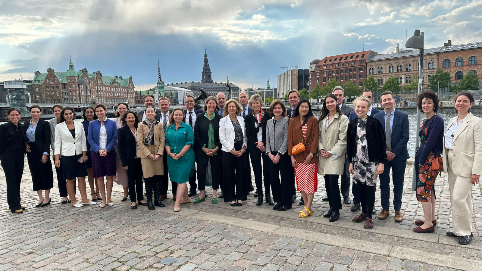 Assistant Secretary of State for Conflict and Stabilization Operations Anne A. Witkowsky and Ambassador-at-Large for Global Criminal Justice Beth Van Schaack met with colleagues from Australia, Canada, Denmark, Germany, the Netherlands, and the United Kingdom on a range of atrocity prevention-related topics in Copenhagen in May 2023.