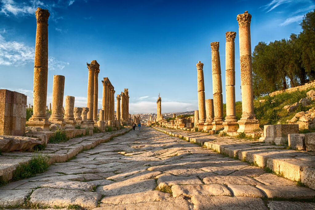 In,Jerash,Jordan,The,Antique,Archeological,Site,Classical,Heritage,For